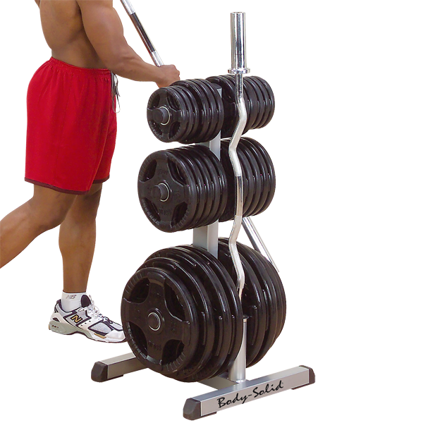 Body-Solid GOWT Olympic Plate Tree Bar Holder GymQuip Canberra AU