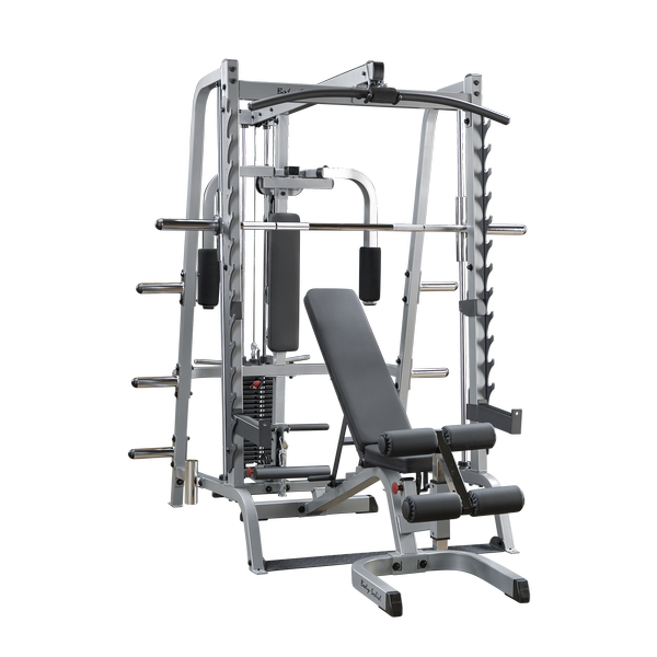 Body solid smith machine with lat pulldown sale