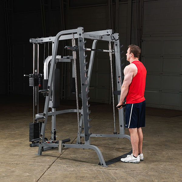 Body-Solid GS348 Smith Machine includes Lat and Pec
