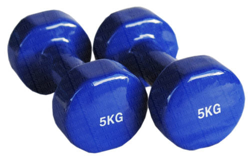 Coloured PVC Dumbbell - Main Image