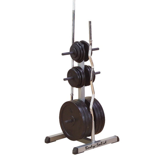 Body-Solid GSWT Standard Plate Tree & Bar Holder